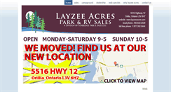 Desktop Screenshot of layzeeacres.dealerweb.myrvadvantage.com