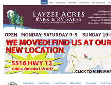 Tablet Screenshot of layzeeacres.dealerweb.myrvadvantage.com